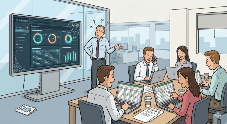 outils commerciaux adoption équipe