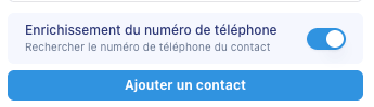 enrichissement de contacts téléphone