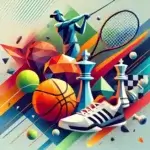 Sports pour les commerciaux illustrés