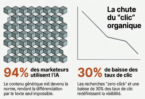zero click et chute du clic organique inbound