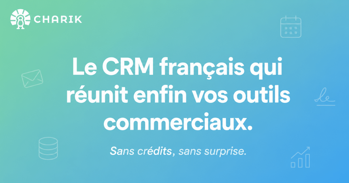 Charik CRM Startup TPE PME Francaises