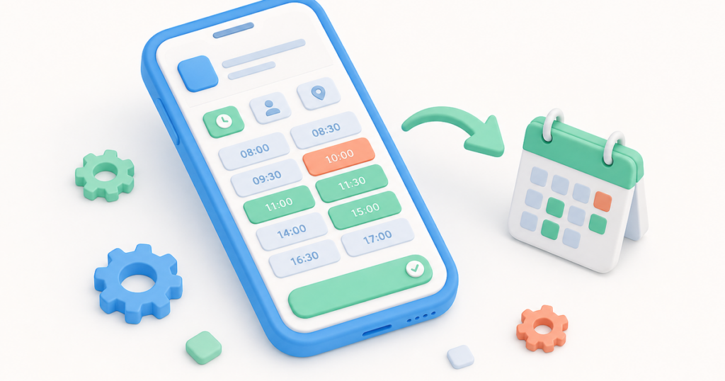 Prise de rendez-vous automatisee sur smartphone