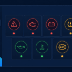 Professionnel evaluant un tableau de bord CRM avec voyants d alerte