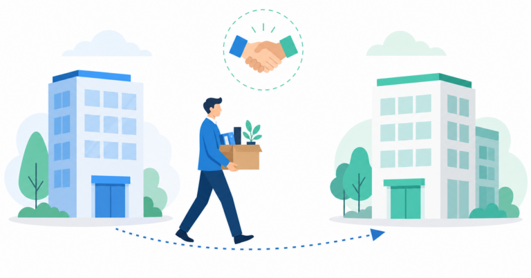 Une commerciale félicite un ancien client qui vient de rejoindre une nouvelle entreprise